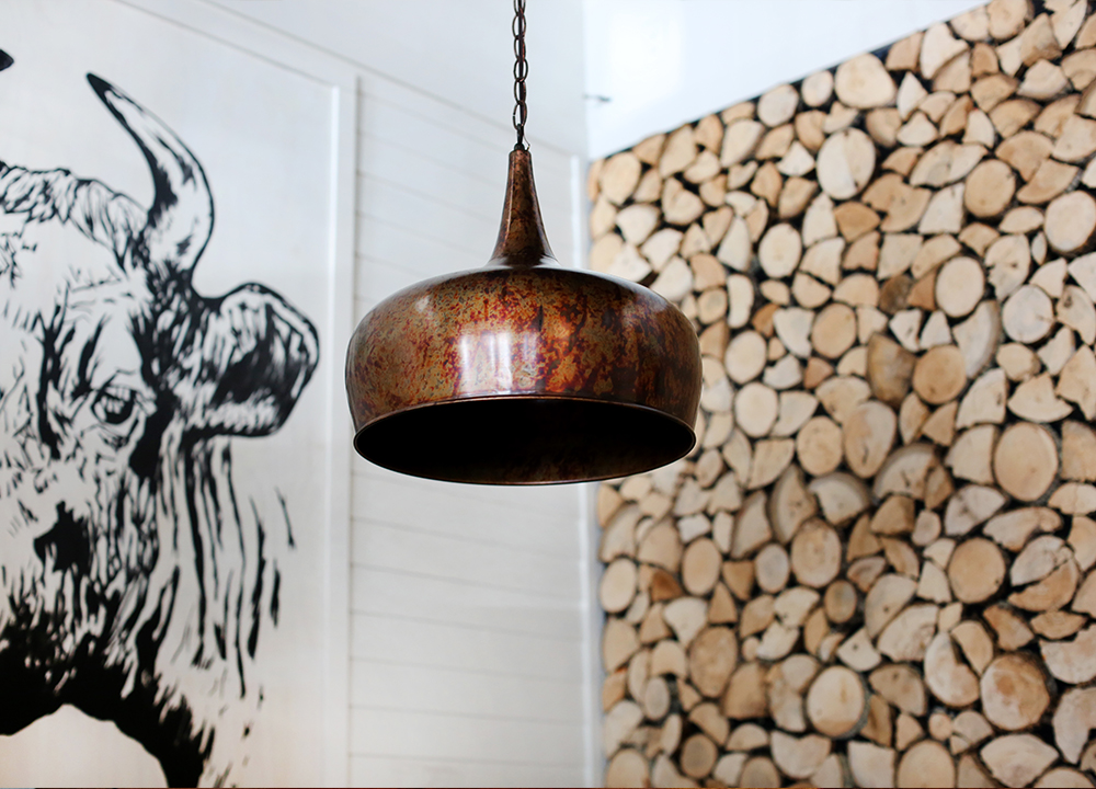 Pyre Provisions, Restaurant Design, Lighting & Local Art