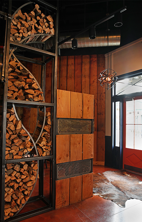 Pyre Provisions, Restaurant Design, Entry