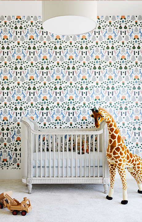 Children's Menagerie Bedroom, Home Design for Kids - Valerie Legras Atelier